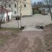 Каменная лестница в городе Гатчина