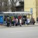 Автобусная остановка в городе Гатчина
