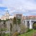 Viaducto sobre la calle Segovia en la ciudad de Madrid