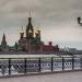 Территория собора Благовещения Пресвятой Богородицы в городе Йошкар-Ола