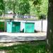 Waste collection point in Homieĺ city