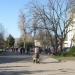 Газон з лавками в місті Житомир
