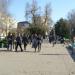 Газон з лавками в місті Житомир