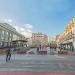 Пешеходная площадь в городе Москва