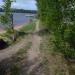 Разрушенная дорога к пирсу в городе Череповец