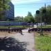 Оборудованный пешеходный переход через пути Рижского направления Московской железной дороги в городе Москва