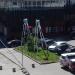 Газон со скульптурами в городе Москва