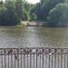 Круглая пристань на Верхнем Кузьминском пруду в городе Москва