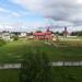 Территория костёла в городе Марьина Горка