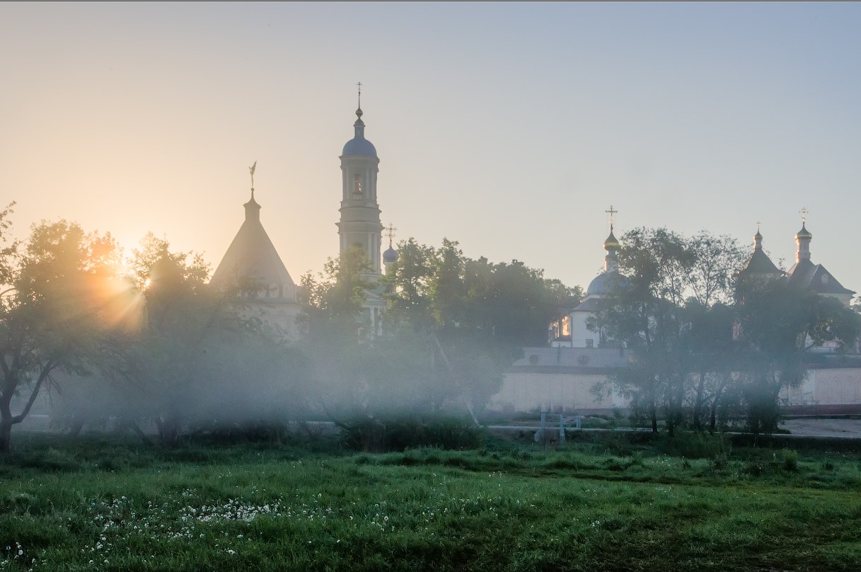 Оптина пустынь Калуга рассвет