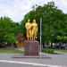Памятник украинско-грузинской дружбе в городе Геническ