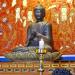 Jeungsimsa Seated Iron Buddha in Gwangju city