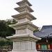 Wonhyosa Five-story Stone Pagoda in Gwangju city