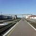 Пішохідний міст через залізничні шляхи в місті Херсон