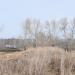 A tract of a razed railroad arc
