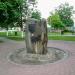 Сквер в городе Лунинец
