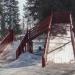 Деревянная горка в городе Ашукино