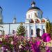 Цветник в городе Рязань