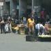 Pasillo de buhoneros colombianos en la ciudad de Caracas