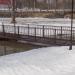 Пешеходный мост в городе Ашукино