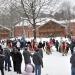 Мостик над прудом в городе Владимир