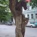Деревянная скульптура «Пегас» в городе Симферополь