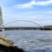 Apollo Bridge in Bratislava city