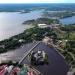 Petrovsky park in Vyborg city