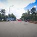 Главный въезд в «Межигорье» в городе Новые Петровцы