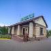 Главный въезд в «Межигорье» в городе Новые Петровцы