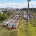 Отстойник списанного на утилизацию ПС ТЧ-17 в городе Нахабино