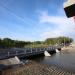 Низководный затопляемый мост через реку Инсар в городе Саранск