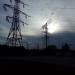 Опора ЛЭП в городе Череповец