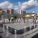Светодинамический пешеходный фонтан в городе Москва