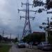 Опора ЛЭП в городе Череповец