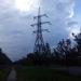 Опора ЛЭП в городе Череповец