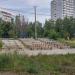Заброшенная зрительская трибуна в городе Ульяновск