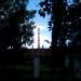 Снесённая дымовая труба в городе Щёлково
