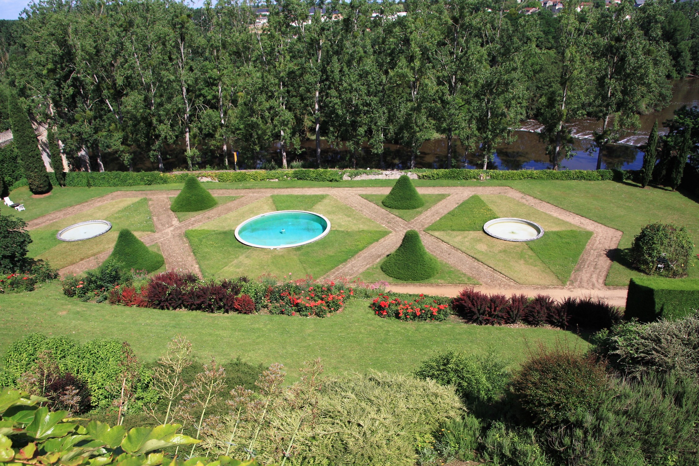 Französischer Garten - Montreuil-Bellay