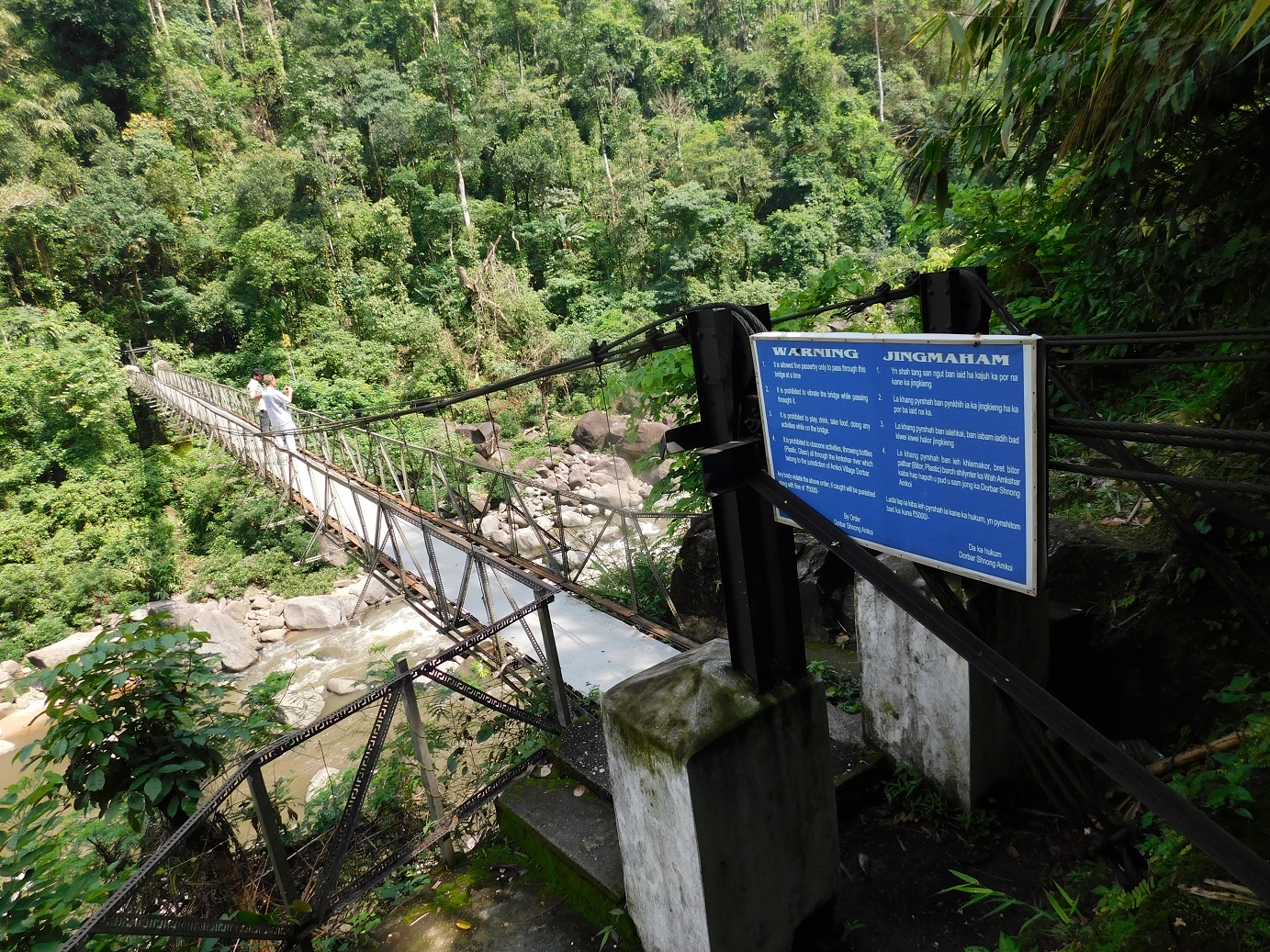 Hanging bridge