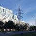 Опора ЛЭП в городе Москва