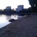 Песчаный пляж в городе Москва