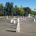 Въезд на автостоянку в городе Москва