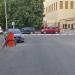 Шлагбаум в городе Москва