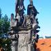 Statue of St. Vincent Ferrer and St. Procopius in Prague city