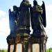 Statue of St. Francis of Assisi in Prague city