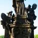 Statue of St. Francis Borgia in Prague city