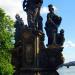 Statue of St. Barbara, St. Margaret, and St. Elizabeth in Prague city