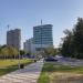 Вышка телефонной связи в городе Москва