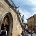 Stairs in Prague city